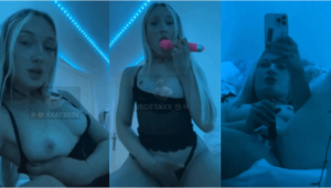 La Julie Pop Blue Led Room Masturbation Video Leaked
